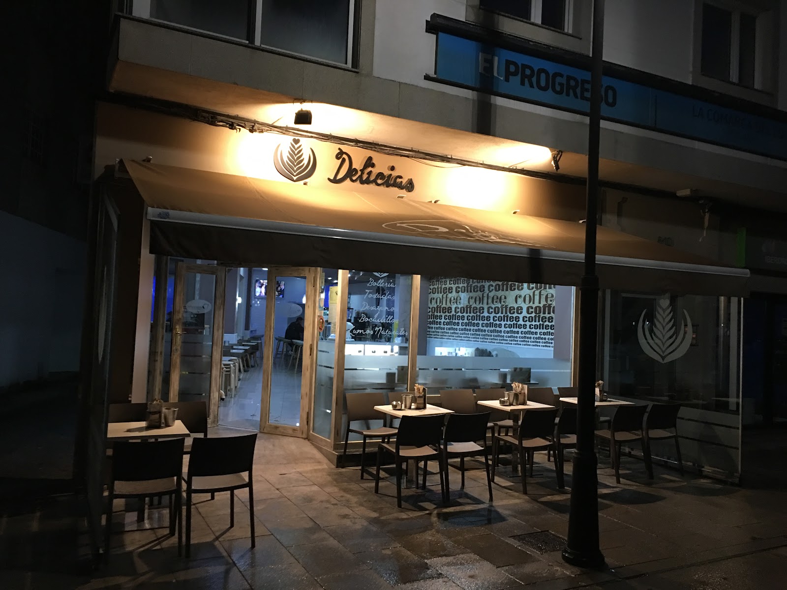 CAFETERÍA DELICIAS en galicia ebaristo café