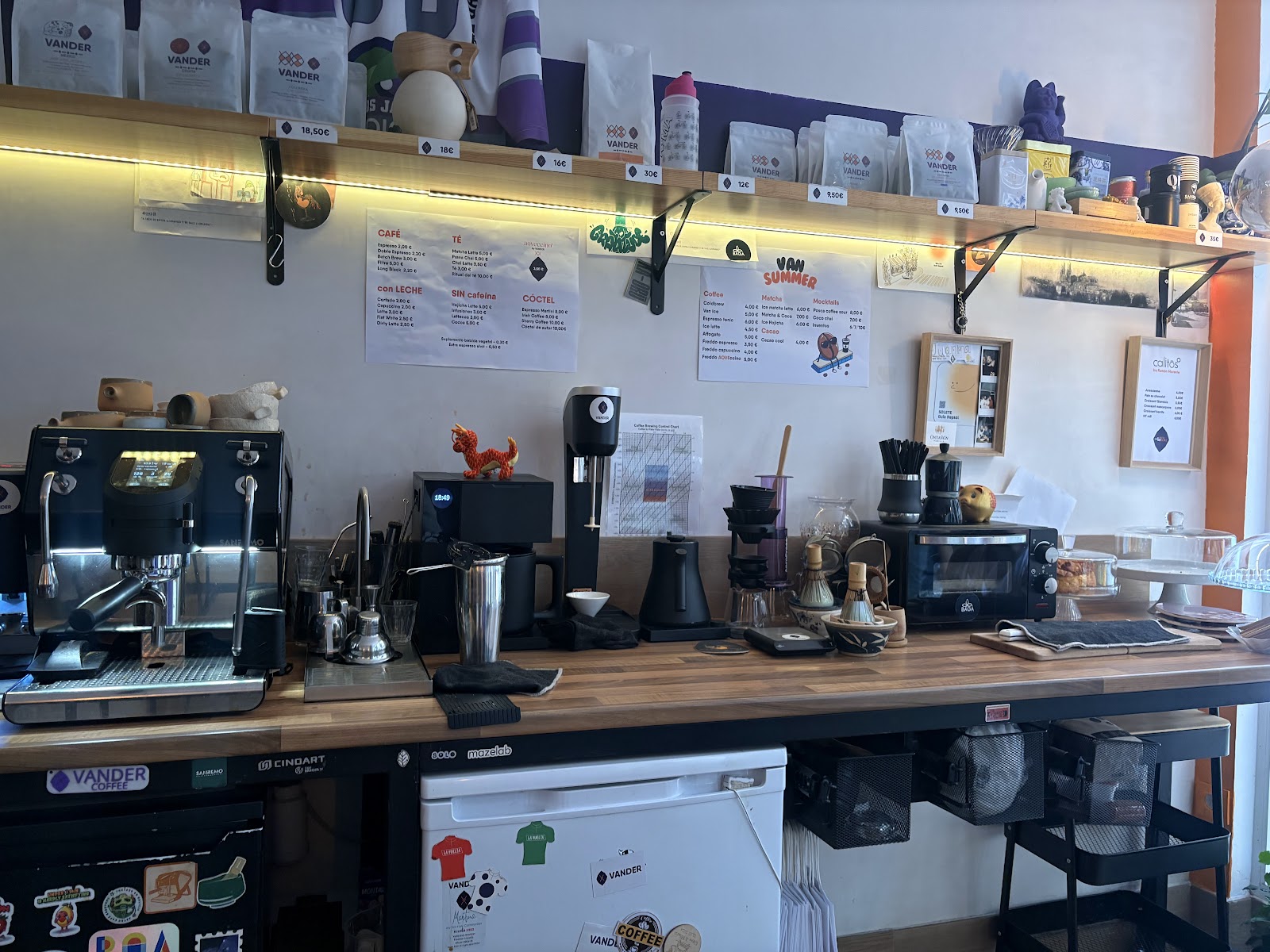VANDER COFFEE en andalucía ebaristo café